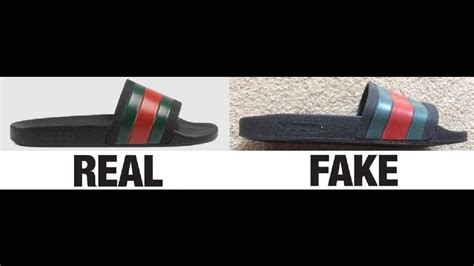 gucci slide fakes|how to authenticate gucci slides.